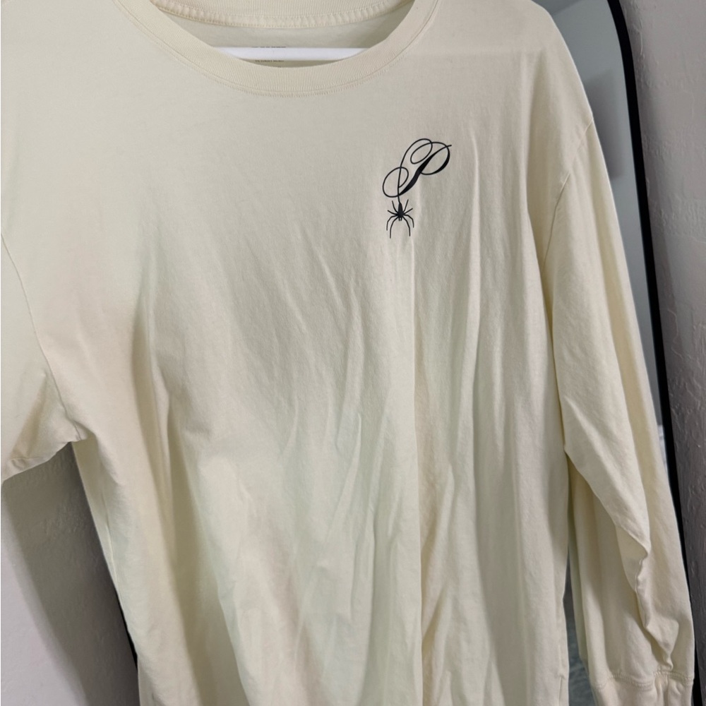 PINK Victoria's Secret Cream Long Sleeve Tee